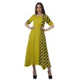 thumbnail image 1 of Moomaya Robe de Soirée à Manches Courtes en Viscose Style Santoon à Encolure Dégagée pour Femmes, 1 of 4