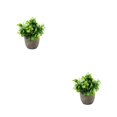 thumbnail image 4 of Decodeary Green Eco-friendly Artificial Money Tree In Pot Long-lasting Durability Realistic Appearance new blue babysbreath 2Set, 4 of 6