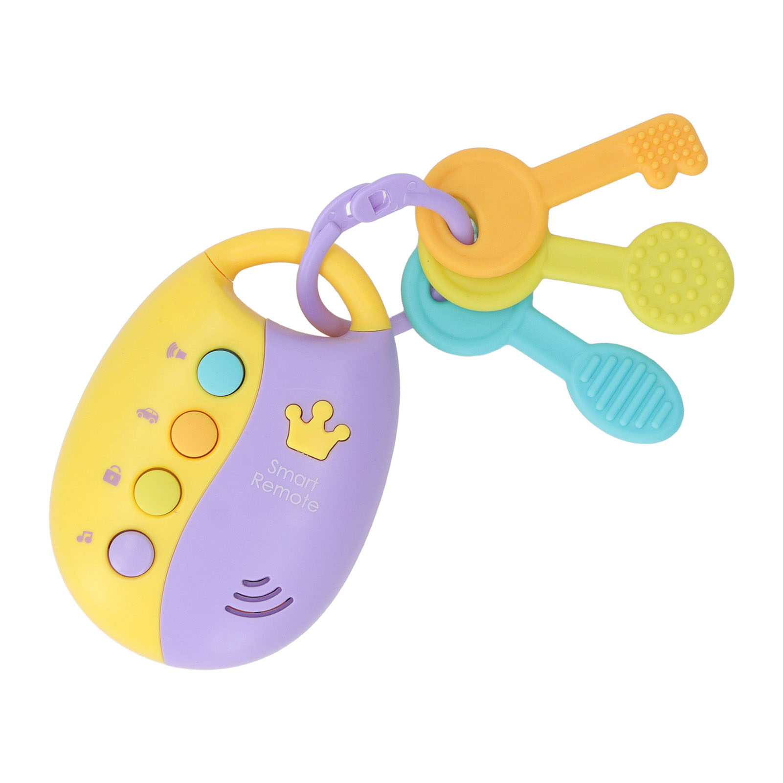 Car Keys Toy, Portable Kids Car Keys Toy Sensory Training With Teethers For Travel Play For Toddlers