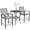 Gris Clair, variante sur Outsunny Ensemble de Bar en Osier d'Extérieur 3 Pcs, Ensemble de Bar Bistro Classique Style Rotin de Jardin Table de Bar de Patio et Chaises Hautes avec Coussins Mobilier de Bar pour la Maison, Blanc Crème