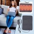 thumbnail image 1 of USB Three-Speed Thermostat Leather Heating Pad, Adjustable Temperature Electric Heating Pad for Winter, Fast Heat Therapy for Pain Relief, Portable and Comfortable Heating Pad for Home or Office, 1 of 6