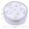thumbnail image 2 of WIFKLSIIPG Hot Tub Lights 2 Pack Underwater Light 11 LEDs RGB Submersible Pool Lights Bath Spa Lights with RF Remote for Swimming Pool Fish Tank Home Decorations(White), 2 of 7