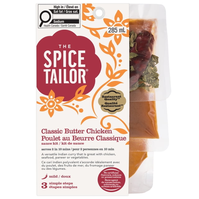 The Spice Tailor Classic Butter Chicken Indian Curry Sauce Meal Kit 300g