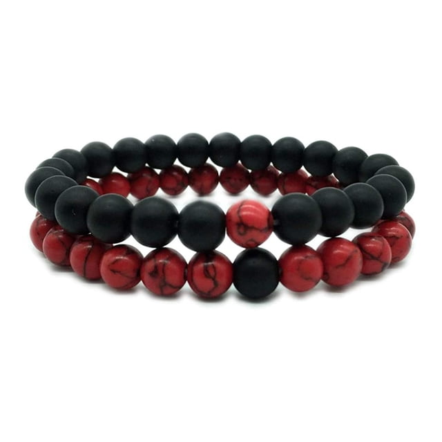Ensemble Élégant de Bracelets à Brins Assortis pour Couples et Liens d'Amitié