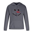 thumbnail image 1 of Hommes Décontracté Imprimé de Noël Pull à Manches Longues Sweat à Capuche, 1 of 5