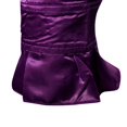 thumbnail image 4 of Men Satin Ruffle Shirts Long Sleeve Stand Collar Slim Fit Dress Shirt, 4 of 6