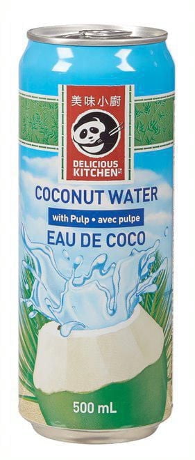 Delicious Kitchen Eau de Coco avec Pulpe 500ml