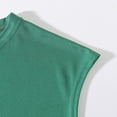 thumbnail image 4 of BADHUB Mens Workout Hooded Tank Tops Drawstring Muscle Stretch Sleeveless Solid Color Shirts Loose Gym Vest Clearance Green L, 4 of 6