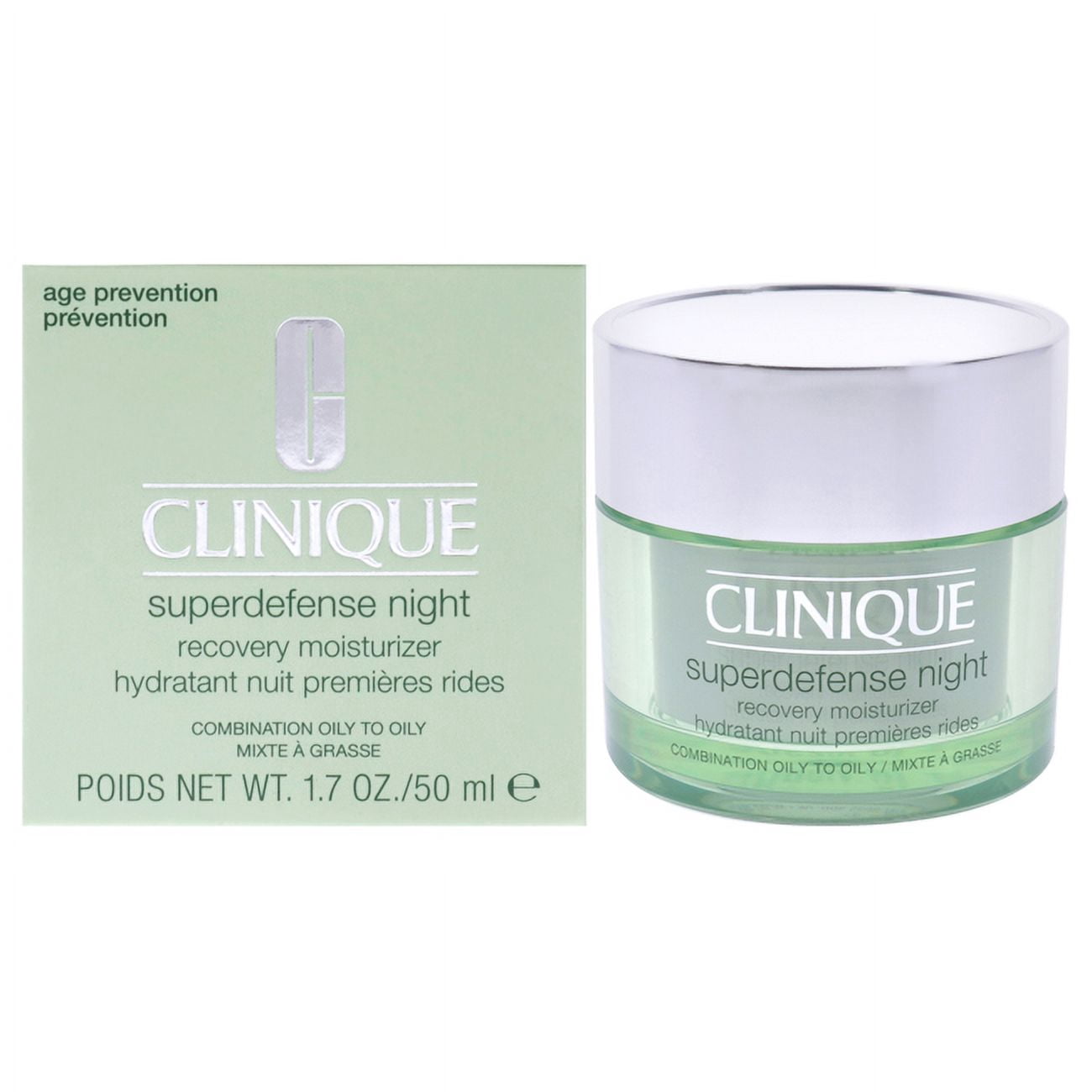 Clinique Superdefense Night Recovery Moisturizer Combination to Oily 50ml