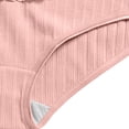 thumbnail image 4 of High Waist Maternity Underwear with Bump Support Soft Breathable Ribbed Stretch Adjustable Lace Trim Comfortable Seamless Postpartum Belly Band for Pregnancy, 4 of 7