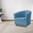 thumbnail image 4 of Housse de Sofa en Jacquard Élastique en Forme de T Housse Ronde Housse Maison, 4 of 8
