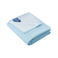 thumbnail image 2 of Ensemble de draps 4 pièces doux en microfibre solide Chaps, bleu, double, 2 of 5