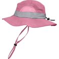 thumbnail image 2 of Cargo Vest for Kids with Reflective Straps & Bucket Hat with Chin Strap - pink - S/M, 2 of 3