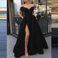 thumbnail image 4 of Ketyyh-chn99 Robe Maxi pour Femmes Robe de Mariage Mode Couleur Unie Sans Manches Robes de Soirée Robes Noires de Mariage pour Femmes Noir,P, 4 of 4