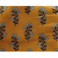 thumbnail image 4 of oneOone Georgette Viscose Fabric Leaves & Floral Block Print Fabric BTY 42 Inch Wide, 4 of 4