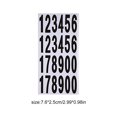 thumbnail image 2 of 10 Pieces Numbers Stickers Long-term Use Paste for Photo Album Premium Material Handmade for Envelopes Home Office Vinyl Decals 7.6*2.5cm, 2 of 6