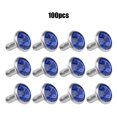 thumbnail image 3 of B Acrylic Diamond 8mm Decorative DIY Stud Clothing Accessory 8mm Silver Edge CrystalDeep Blue, 3 of 9