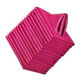 thumbnail image 2 of maskred 20piece Polyester Table Napkins For Luxurious Dining Experience Soft And Comfortable Cloth Napkins Rose Red, 2 of 6