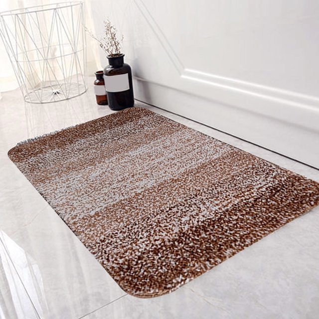 TIMIFIS Bathroom Rugs Indoor Door Mat Non Slip Absorbent Dirt Trapper Entrance Mat Washable Inside Floor Mat Sturdy Soft Entry Doormats for Entryway Bath Mat