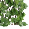 thumbnail image 4 of thinsony Clôture de Jardin Rétractable Écran d'Intimité Extérieur Feuilles de Vigne, 4 of 9
