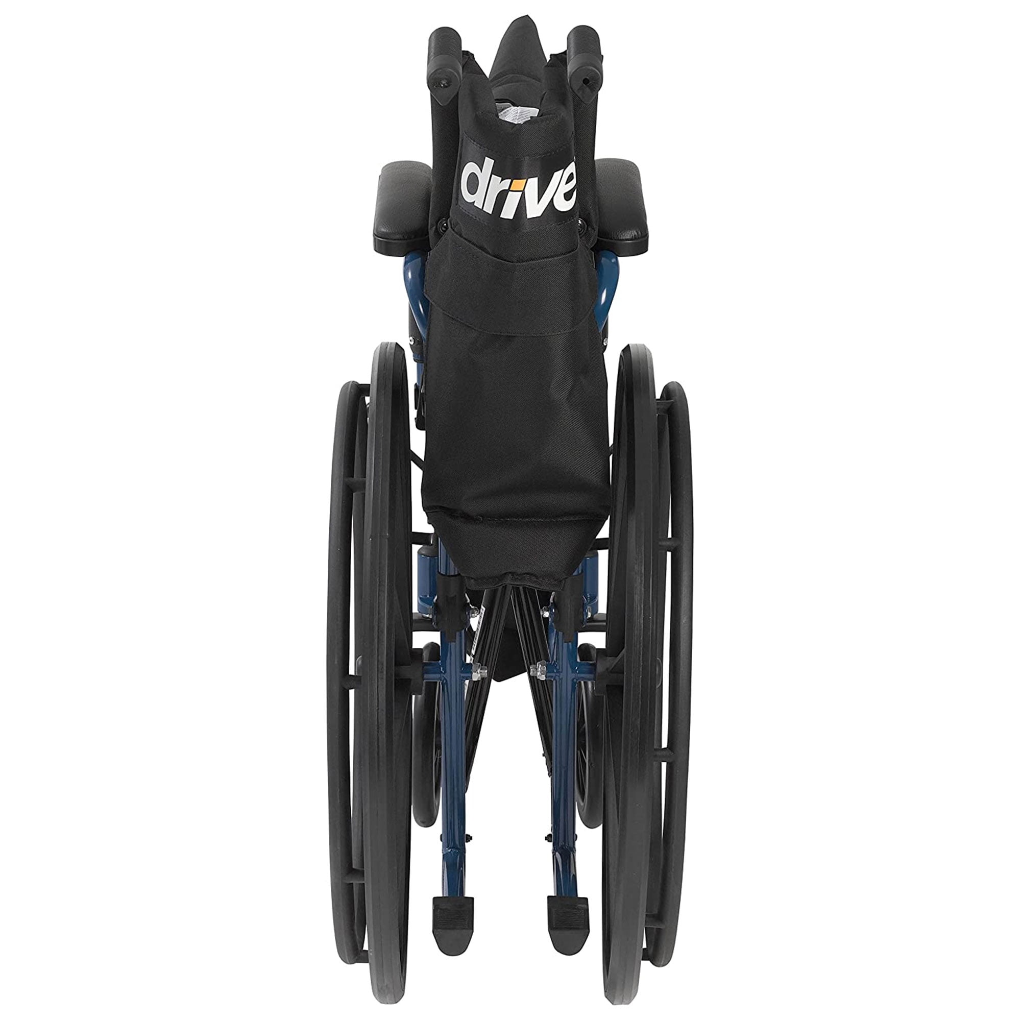 Drive Medical Blue Streak Lightweight Folding Wheelchair with 20