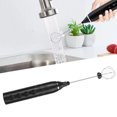 thumbnail image 4 of electric milk aerator, aerator handheld, usb rechargeable drink blender, blender 3 speed adjustable coffee bubbler for cappuccino, hot chocolate, milkshake, egg mix[black], 4 of 9
