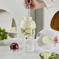 thumbnail image 4 of Shaker à Manivelle avec Masse à Glace et Ensemble d'Outils de Shaker Gradué pour Cocktails, Adapté aux Boutiques de Thé au Lait, Shaker à Manivelle pour Thé au Citron et Cocktails, 4 of 6