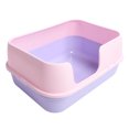 thumbnail image 1 of Extra Large Cat Litter Box, Semi Enclosed, Splash Proof, Removable Litter Pan with Scoop for Multiple Cats, Prevents Litter Kickout, Privacy for Pets, Convenient Maintenance, 1 of 7