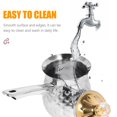 thumbnail image 4 of LEEYNEERCoffee Maker Steam Pitcher Milk Cup Hot Chocolate Syrup Foam Stainless Steel, 4 of 6
