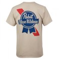 thumbnail image 3 of Pabst Blue Ribbon T-Shirt à Imprimé Logo Usé devant et Dos - Très Grand, 3 of 3