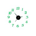 thumbnail image 1 of Agiferg DIY Luminous Stereo Digital Wall Clock Creative Wall Sticker Clock Living Room Decoration Clock, 1 of 6