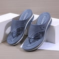 thumbnail image 4 of LSLJS Sandales pour Femmes Grande Taille Légères Chaussures Rétro Tongs de Massage Semelle Souple Pantoufles Compensées, Pantoufles pour Femmes, 4 of 7