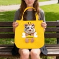 thumbnail image 4 of TIELUTT Transport de Voyage Pliable avec Trou de Ventilation pour Chats Camping Randonnée Randonnée Transport pour Chats, 4 of 4