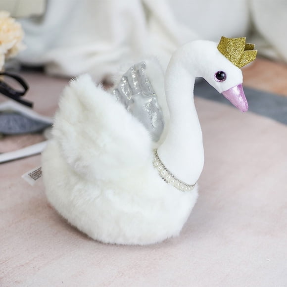 Cuddly Big Soft Toys Plush Rainbow Swan Stuffed Animals Toy Doll,Swan Plushie Toys Best Birthday Christmas Great Anniversary Fiesta Valentine Gifts for Children Kids Baby Toys,Romantic Girls Decor