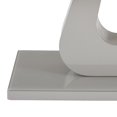 thumbnail image 3 of Contemporaine MDF et Verre Table de Base Rectanuglaire - Gris Chaud, 3 of 7