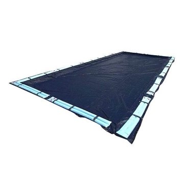 Nouvelle Couverture de Piscine Creusée Rectangulaire d'Hiver 20x40 Argent/noir Swimline