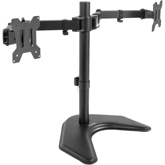 Dual LED LCD Monitor Standing Desk Stand for Screens up to HeavyDuty Fully Adjustable Arms with Max VESA xmm