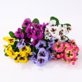 thumbnail image 4 of Artificial Flowers Orchid Stem Real Touch Flowers,4 PCS, Pink, 4 of 5