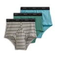 thumbnail image 1 of Jockey Slip Classique Taille Haute pour Homme en Coton 100 % - Lot de 3, 1 of 5