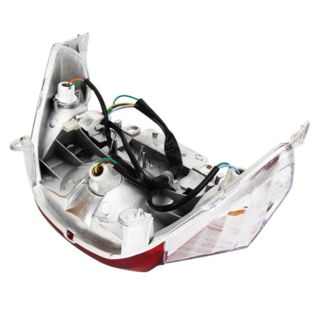Thinsony Clignotant de Moto Feu Arrière Feu Indicateur Lampes Clignotant Signaux de Frein de Moto Feu Arrière Modifié