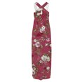 thumbnail image 4 of Robes d'Invités de Mariage for Femmes Courtes Femmes Conception Summer Robe Décontractée Progressive Cou Suspendu Sans Manches V-Cou Robe Longue Midi Robes Invité de Mariage Femmes for sur Clearance, 4 of 5