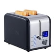 thumbnail image 1 of CUSIMAX 2-Slice Toaster - LED Display, Extra-Wide Slots, 6 Browning Levels, Defrost & Bagel Modes, Easy-Clean Crumb Tray., 1 of 4