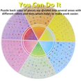 thumbnail image 3 of stanreset 500 Pieces Jigsaw for Adults Teens Kids Mandala Flower Difficult Round Decompression Fun Puzzles Toys, 3 of 6