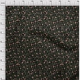 thumbnail image 4 of oneOone Cotton Silk Dark Rose Brown Fabric Florals Craft Projects Decor Fabric Printed By The Yard 42 Inch Wide, 4 of 4
