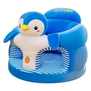 Clearance! Cartoon Animals Baby Support Sofa Chair Baby Support Floor Seat Cartoon Animals Plush Toddler Sofa Chair Support Floor Seat Back Head Seat (Just ，No Fill）, Child Seat Leather Penguin
