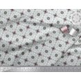 thumbnail image 2 of Soimoi Rayon Crepe Fabric Swirl & Floral Patchwork Decor Fabric Printed Yard 46 Inch Wide, 2 of 3