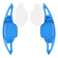 thumbnail image 1 of Steering Wheel Paddle Shifter Covers For Chevy Camaro 12-15 Aluminium Blue, 1 of 12