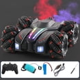 thumbnail image 4 of Dvkptbk Remote Control Vehicles Double Spray Remote Control Stunt Drift Car Four-Wheel Drive Power with Light Music Double-Sided Car Children's Toys Car Model, 4 of 6