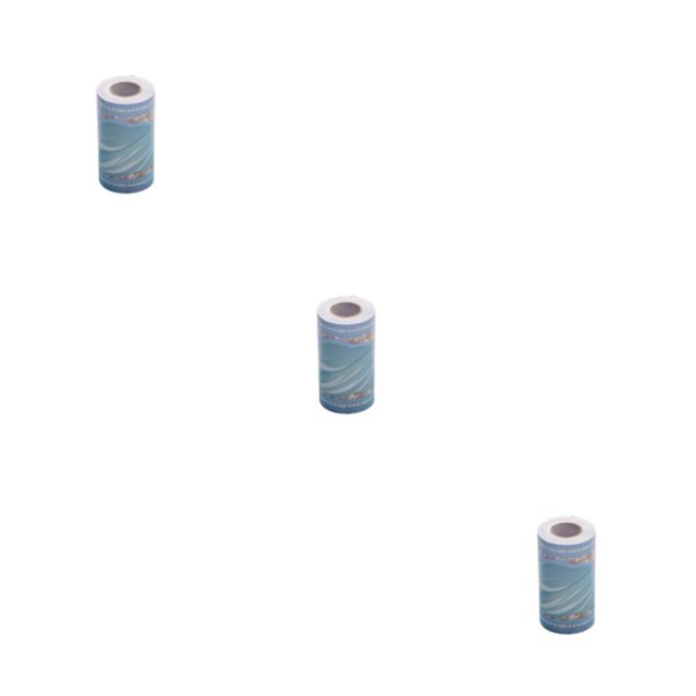 Maytalsory Decorative And Waterproof Wallpaper Border Stickers Non-toxic And Odorless Self-adhesive PVC style 5 3Set