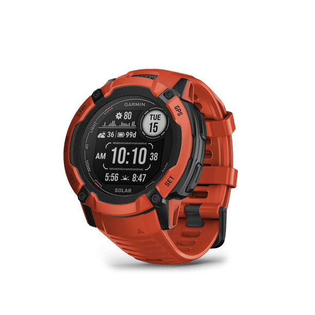 Garmin Instinct 2X Solar, Flame Red - Walmart.ca